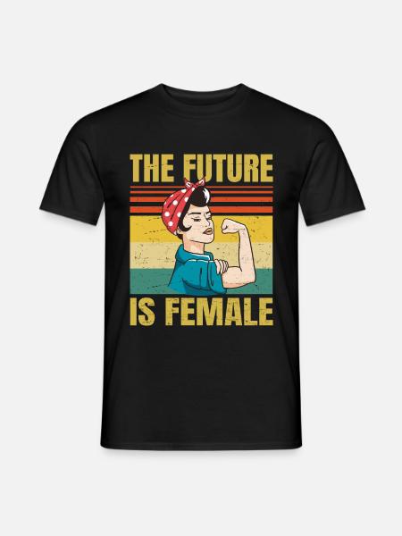Strong Woman - Feminism - Männer T-Shirt - Schwarz
