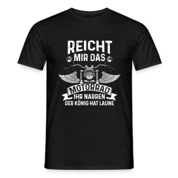 Motorrad Opa Motorradfahrer Ruhestand Geschenk - Männer T-Shirt - Schwarz - Vorne - AI Model Male 178 light (178cm)