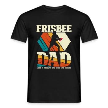 Frisbee Dad - Papa Ultimate Disc Golf - T-shirt homme - noir - Devant - AI Model Male 178 light (178cm)