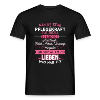 Pflegekraft Pflegekräfte Geschenk - Männer T-Shirt - Schwarz - Vorne - AI Model Male 178 light (178cm)