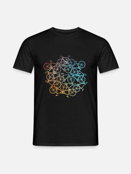 Motif vélo motif vélo motif - T-shirt homme - noir