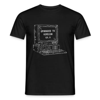 60. Geburtstag 60 Jahre 1961 Geschenk - Männer T-Shirt - Schwarz - Vorne - AI Model Male 178 light (178cm)