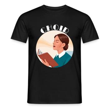 Chef de Choeur Musique Professeur de Musique Amusant Maestro - T-shirt homme - noir - Devant - AI Model Male 178 light (178cm)