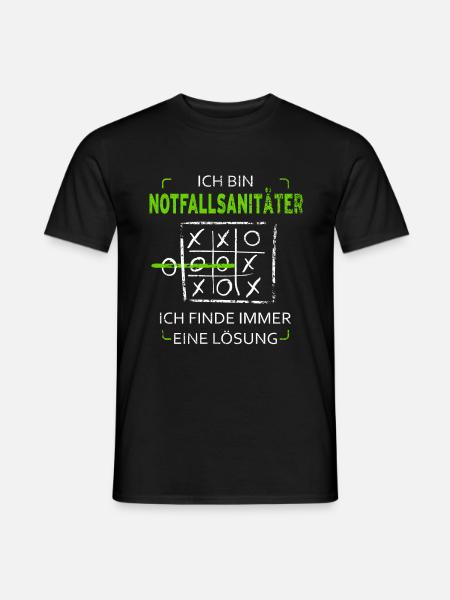 Ich bin Notfallsanitäter - Männer T-Shirt - Schwarz