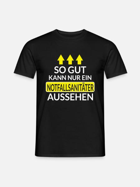 So Gut Kann Nur Ein Notfallsanitäter Aussehen - Männer T-Shirt - Schwarz