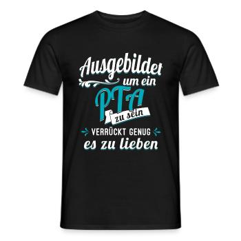 PTA Pharmazie Auszubildender Azubi Apotheke - Männer T-Shirt - Schwarz - Vorne - AI Model Male 178 light (178cm)