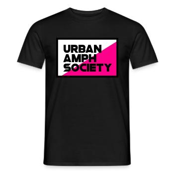 Urban Amph Society - Männer T-Shirt - Schwarz - Vorne - AI Model Male 178 light (178cm)