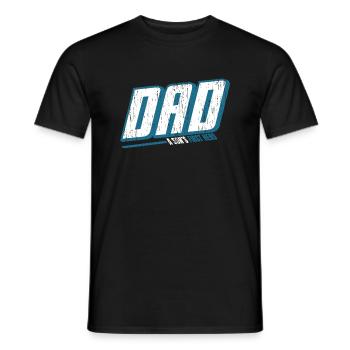 Vater und Sohn Vater - Männer T-Shirt - Schwarz - Vorne - AI Model Male 178 light (178cm)