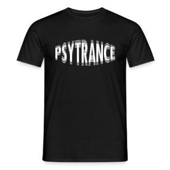 Psytrance Goa Trance - T-shirt homme - noir - Devant - AI Model Male 178 light (178cm)