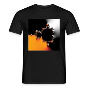 Fractale #43 - T-shirt homme - noir - Devant - AI Model Male 178 light (178cm)