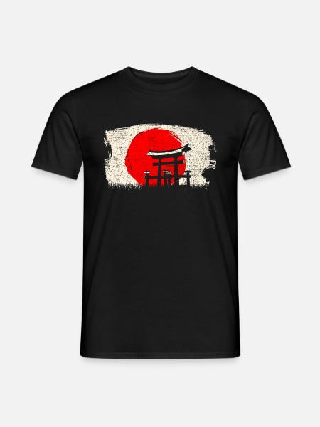 Architecture japonaise - T-shirt homme - noir