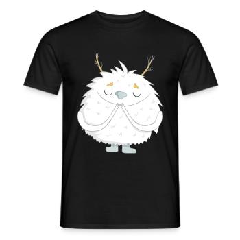 small Yeti - Men's T-Shirt - black - Front - AI Model Male 178 light (178cm)