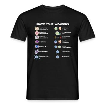 Science Expériences - T-shirt homme - noir - Devant - AI Model Male 178 light (178cm)
