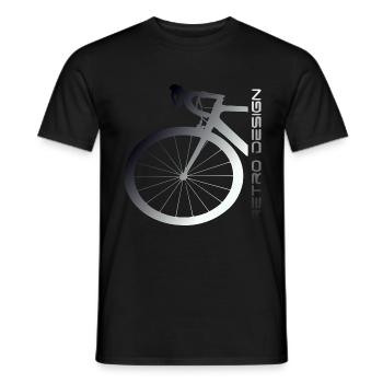 Cyclisme Vélo de course Design - T-shirt homme - noir - Devant - AI Model Male 178 light (178cm)
