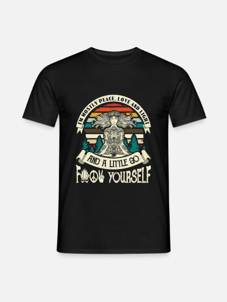 Yoga Yogakurs Yogalehrer Mediation Geschenk Chakra - Männer T-Shirt - Schwarz
