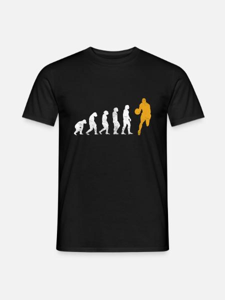 Evolution du basket - T-shirt homme - noir