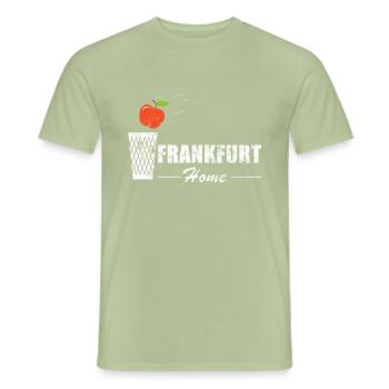 Ebbelwoi Frankfurt Hessen Apfelwein Äppelwoi - Männer T-Shirt - Sage - Vorne - AI Model Male 178 light (178cm)