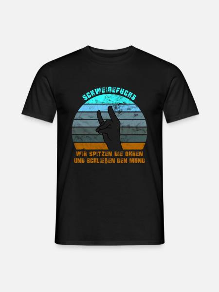 SCHWEIGEFUCHS - Männer T-Shirt - Schwarz