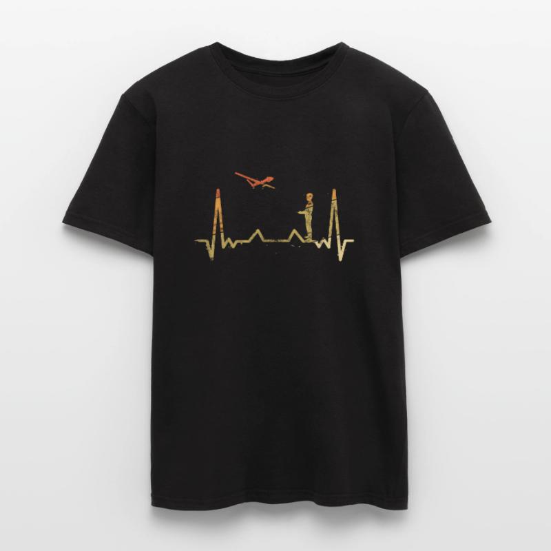 Evolution model flight airplane aviator funny Vinta Men's T-Shirt