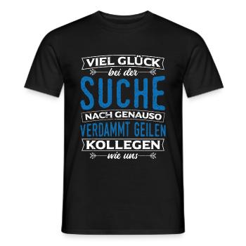 Jobwechsel Abschiedsgeschenk Kollegen & Kollegin S - Männer T-Shirt - Schwarz - Vorne - AI Model Male 178 light (178cm)