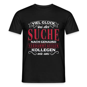 Jobwechsel Abschiedsgeschenk Kollegen & Kollegin S - Männer T-Shirt - Schwarz - Vorne - AI Model Male 178 light (178cm)