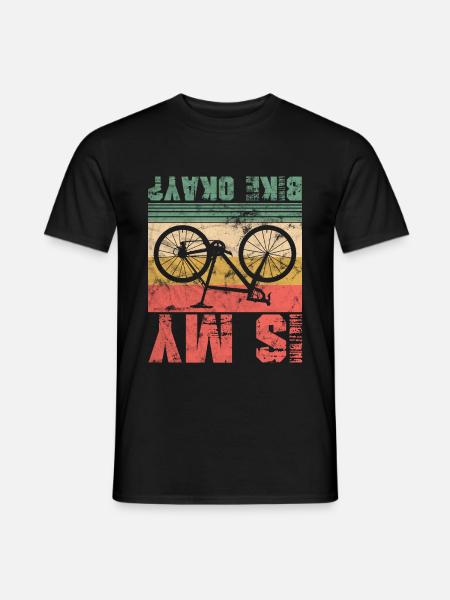 Ist mein Bike ok - Männer T-Shirt - Schwarz