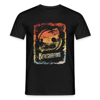 Ich gehe Lieber Kitesurfen Surfer Geschenkidee - Männer T-Shirt - Schwarz - Vorne - AI Model Male 178 light (178cm)