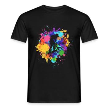 BMX Kleidung Kinder, Erwachsene BMX Geschenk - Männer T-Shirt - Schwarz - Vorne - AI Model Male 178 light (178cm)