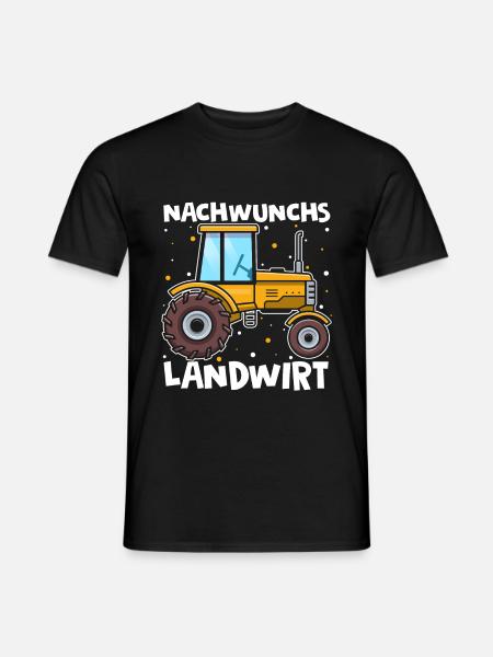 NACHWUCHS LANDWIRT - Männer T-Shirt - Schwarz