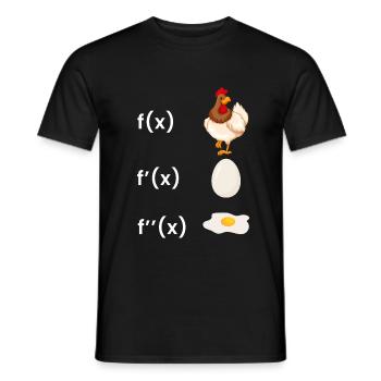 Mathematik Lehrer Ableitung Lustiges Mathe Integra - Männer T-Shirt - Schwarz - Vorne - AI Model Male 178 light (178cm)