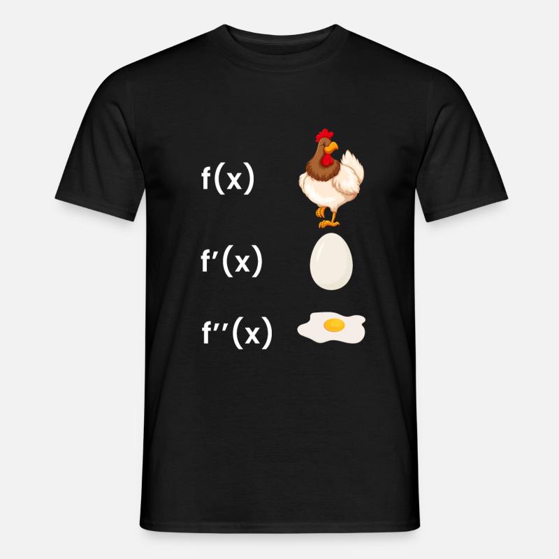 Mathematik Lehrer Ableitung Lustiges Mathe Integra - Männer T-Shirt - Schwarz