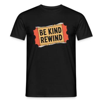 90er Jahre 90s Retro Geschenk - Männer T-Shirt - Schwarz - Vorne - AI Model Male 178 light (178cm)