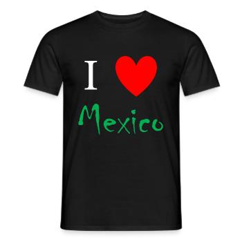 Mexico - Männer T-Shirt - Schwarz - Vorne - AI Model Male 178 light (178cm)