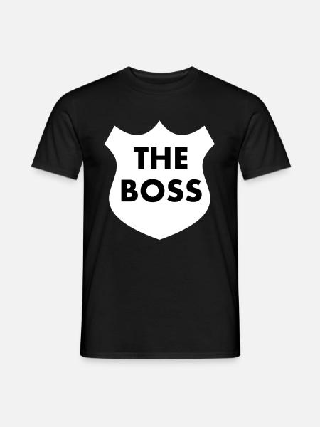 The Boss - Men's T-Shirt - black