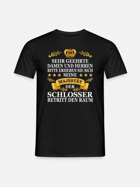 Schlosser Geschenk Metallbauer Metallarbeiter - Männer T-Shirt - Schwarz