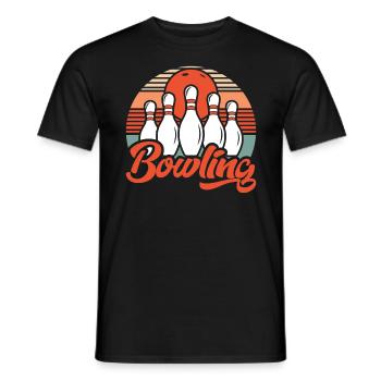 Bowling bowling bowling cadeau de bowling - T-shirt homme - noir - Devant - AI Model Male 178 light (178cm)