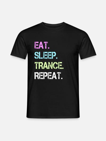 TRANCE - Men's T-Shirt - black