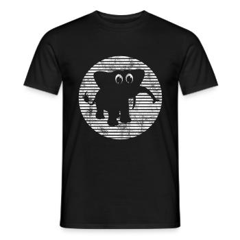 Eléphant éléphant pour enfants - T-shirt homme - noir - Devant - AI Model Male 178 light (178cm)