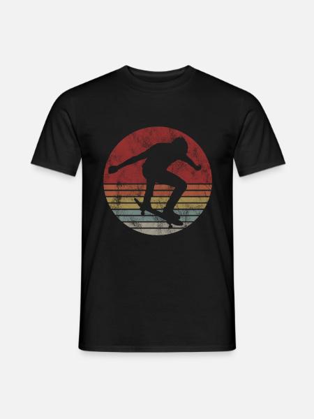 Skateboarder Skateboard Skater Skate Skateing - Men's T-Shirt - black