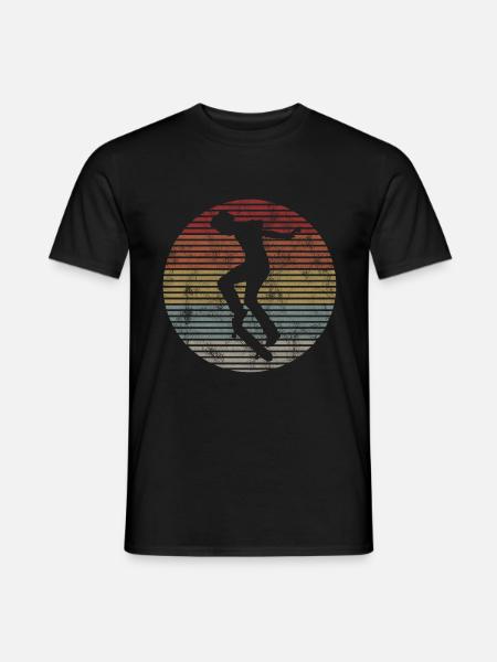 Skateboarder Skateboard Skater Skate Skateing - Men's T-Shirt - black
