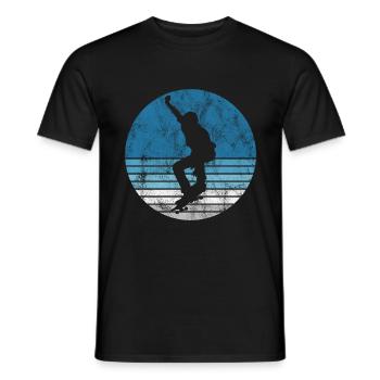 Skateboard Skateboarder Skater Skate Skateing - Men's T-Shirt - black - Front - AI Model Male 178 light (178cm)