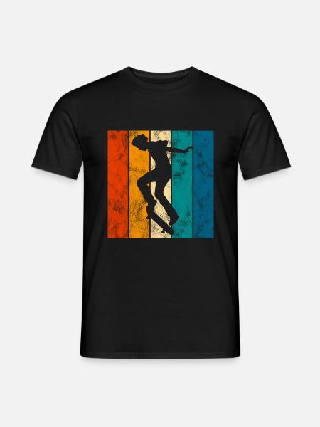 Skateboard Skateboarder Skater Skate Skateing - Männer T-Shirt - Schwarz