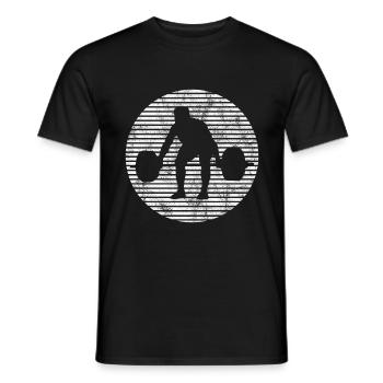 Musculation Musculation GYM Fitnessstudio Retro - T-shirt homme - noir - Devant - AI Model Male 178 light (178cm)