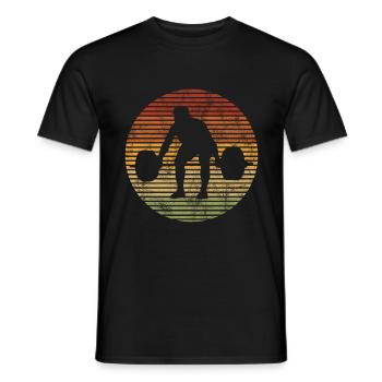 Musculation Musculation GYM Fitnessstudio Retro - T-shirt homme - noir - Devant - AI Model Male 178 light (178cm)