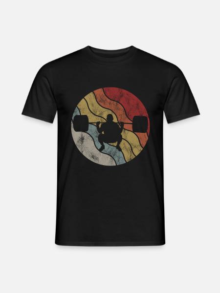 Bodybuilding Bodybuilder GYM Fitnessstudio Retro - Men's T-Shirt - black