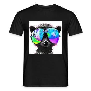 Je te regarde - T-shirt homme - noir - Devant - AI Model Male 178 light (178cm)