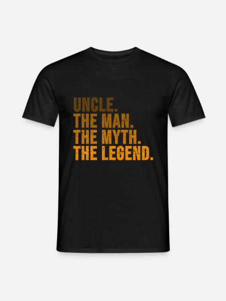 uncle - Men's T-Shirt - black