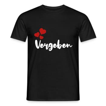 pardonner - T-shirt homme - noir - Devant - AI Model Male 178 light (178cm)