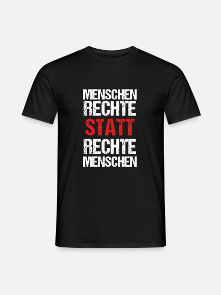 Politik - Männer T-Shirt - Schwarz