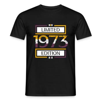 1973 Limited Edition - Männer T-Shirt - Schwarz - Vorne - AI Model Male 178 light (178cm)